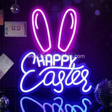 Easter bunny neon Lights